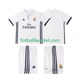 Barn Fotballdrakter Real Madrid 2016 2017 Hjemme Retro Kortermet